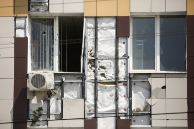 Последствия атаки БПЛА в Белгороде